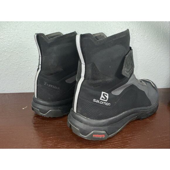 Salomon T Max WR Men\'s Hiking Boots | Black/Grey | Size 13 | 407343 | EUC